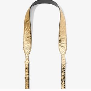 MK Metallic Purse Strap